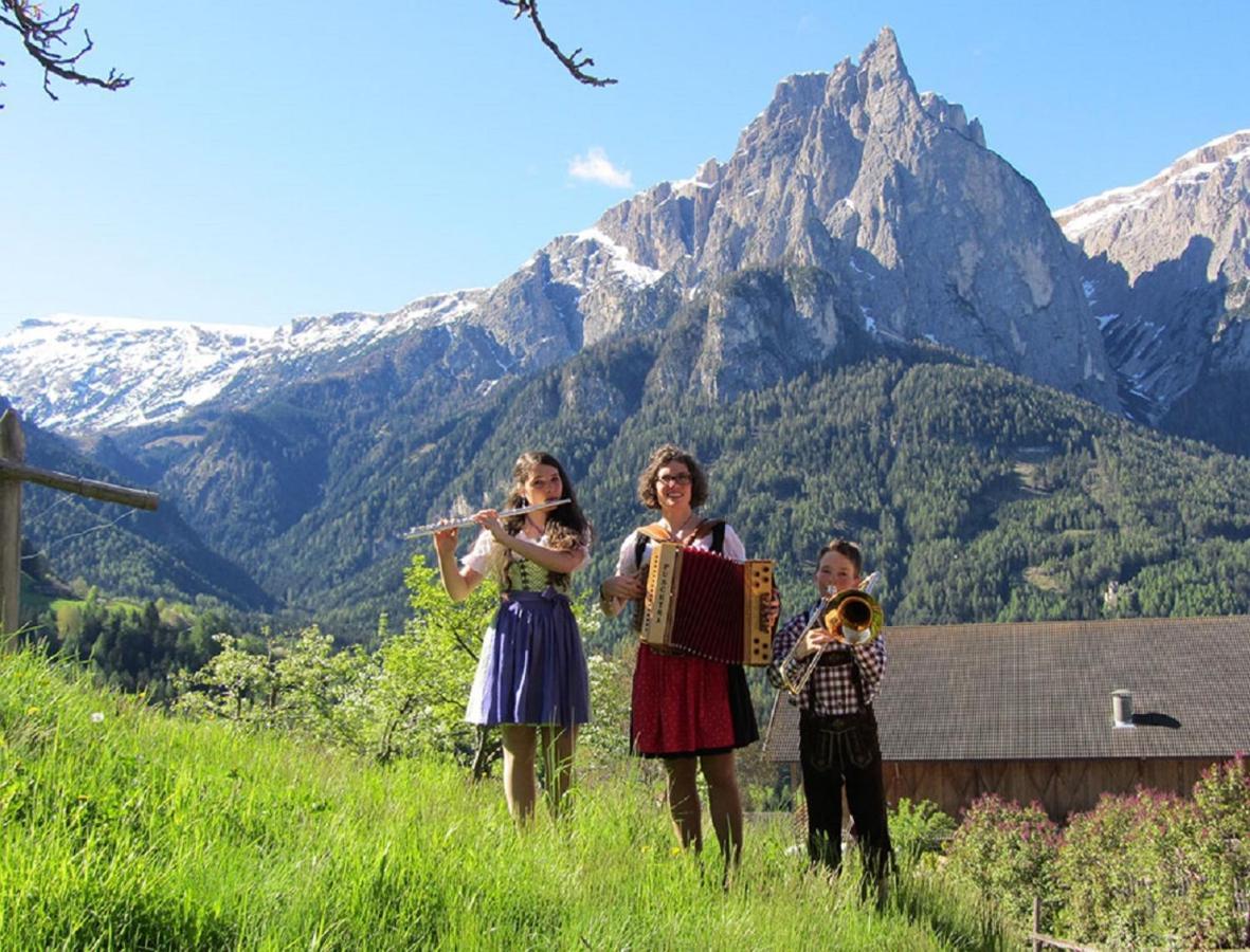 Apartament Schildberghof Panorama Siusi Zewnętrze zdjęcie